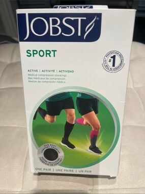 Sport Compression Socks - Black and Pink